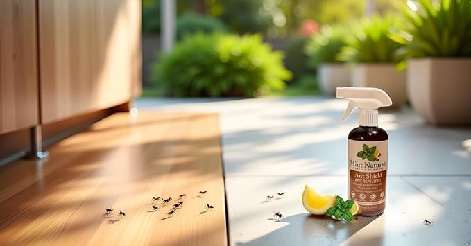 Natural Ant Repellent Spray – USDA Organic Peppermint Oil Formula That Helps Deter Ants, 16 oz – Made in USA by Mint Naturals