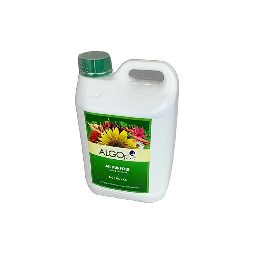 Algoflash Flowering Plants - Liquid Fertilizer & Plant Food 1-Liter Bottle