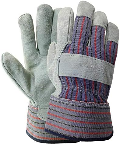 ATERET AG60 Work Gloves with Safety Cuff & Wing Thumb I 12 Pairs Glove Pack I Ideal Use for Lanscaping & Gardening