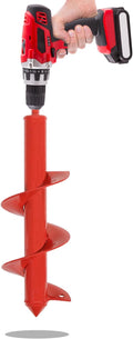 Auger Drill Bit for Planting - 4" X 12" Heavy-Duty Garden Auger Spiral Drill Bit - Bulb Planter Tool & Auger Post Hole Digger - 3/8" Hex Drive Drill