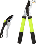 Loppers for Tree Trimming, Heavy Duty Branch Cutter Pruner with Gear Technology, Labor Saving Pruning Shears Gardening Tools Tree Clippers Tree Trimmer up to 1.3 Inch Clean Cut Capacity