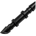 120 Pieces 1/4" Drip Irrigation Coupling Fittings：Drip Line Double Barbed Coupler Connectors for 1/4 Inch Irrigation Tubing 1/4'' Straight Coupler with Sharp End for Drip Irrigation System