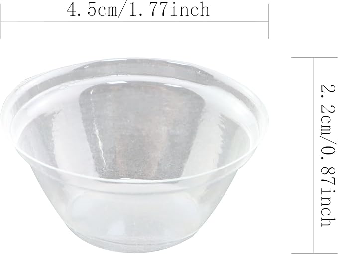 50PCS PET Material Planting Dome Insulation Cover Plant Growth Lamp Accessories Inner Diameter 4cm for Hydroponic Cultivation