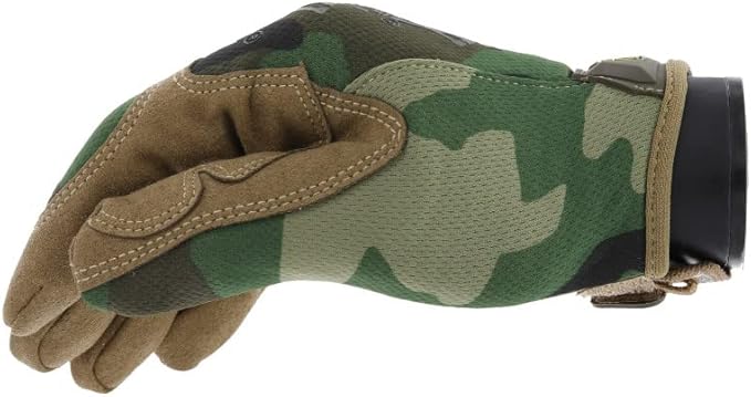 Mechanix Wear - Original Woodland Camo Tactical Gloves (Large, Camouflage) (MG-77-010)