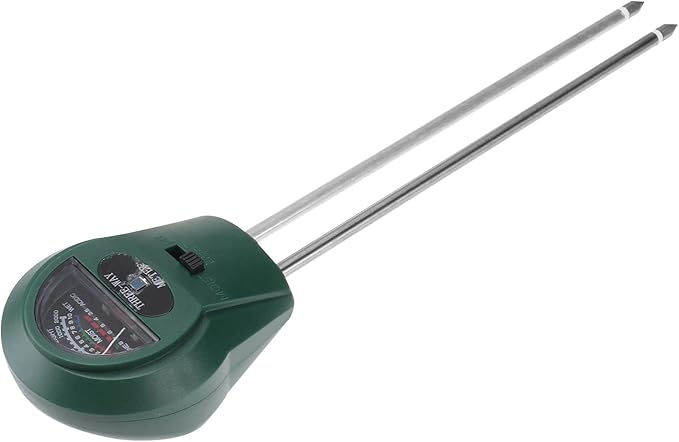 POPETPOP Soil Tester for Garden Farm Potted Plants Moisture Ph and Light Battery Lightweight Design for Use Fast Soil Light Test Tool
