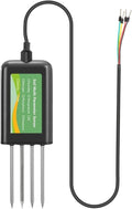 8-in-1 Intelligent Soil NPK Sensor Salinity EC Moisture Temp pH Tester with APP Data Logger(RS485 NPK Tester)