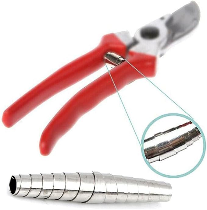 2Pcs Silver Pruner Replacement Springs Replacement Volute Springs,Hand Pruner Replacement Kit,Garden Pruner Spring Accessories for Secateur Replacement Parts, Gardening Scissors，Hand Tools