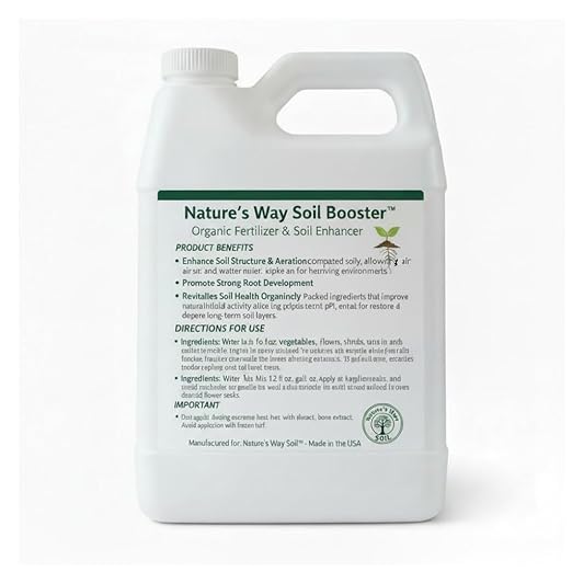 Nature’s Way Soil Clay Soil Conditioner & Compacted Soil Treatment – Liquid Lawn & Garden Soil Loosener…