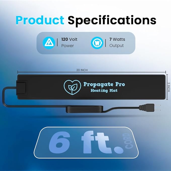 Wrap Around Kombucha Heater Belt | Propagate Pro Brewing and Fermentation Heat Mat Warmer | Keeps Your SCOBY Happy and Productive with Stickon Thermometer