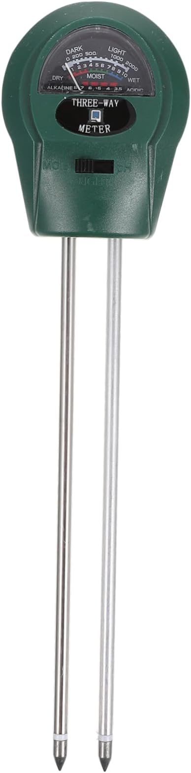 BESTonZON 3-in-1 Soil Tester for Garden and Indoor Plants Moisture Meter and pH Tester Accurate Soil Analysis Tool for Lawn and Farm Use