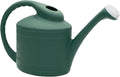Southern Patio Large 2 Gallon Plastic Rainfall Garden Plant Watering Can, Green
