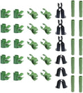 36Pcs Adjustable Plant Trellis Connector Clip Plastic Plant Connector Stakes Garden Plastic Connector Connecting Joint Buckle Clip 16mm