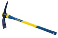 Estwing 5-Pound Pick Mattock with 36-Inch Fiberglass Handle, Drop-Forged Heat-Treated Head for Breaking Hard Ground, Hoeing Rocky Soil, and Digging in Tight Spaces