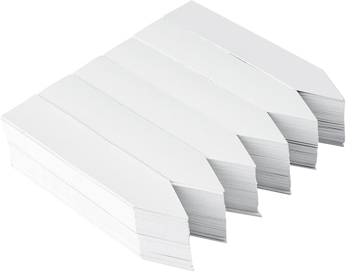 360 Pcs 4 inch White Waterproof Plastic Plant Nursery Garden Labels Pot Marker Garden Stake Tags, Plant Labels for Seedling Garden Markers Tags, Vegetable Gardening Tags