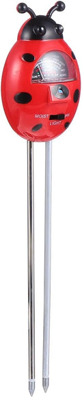 3-in-1 Ladybug Soil Tester Garden Tool Ph Moisture Nutrient Meter for Outdoor Plant Soil Testing and Gardening Care