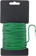 Reusable 3.5mm Garden Plant Twist Tie, Heavy Duty Soft Wire Tie for Gardening, Home, Office (Green, 65.6feet)