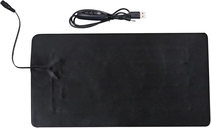 Seedling Heat Mat - PVC Leather Plants Heat Mat, Waterproof 8.5W Plant Heating Pad | 45℃-50℃ USB Warm Hydroponics Heating Pad, 3 Adjustable Temp Settings Plant Starter Heat Mat for Indoor Plants