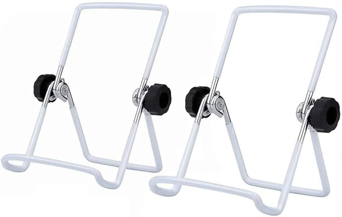 Stainless Steel Sprouting Stands, Sprouting Holder for 32 OZ Mason Jar Lid Holder. Used to make Sprouts, Broccoli, Lentil Seeds. Also Used to Phone iPad Tablet Stand. Not Include Jar. White, 2 Pack