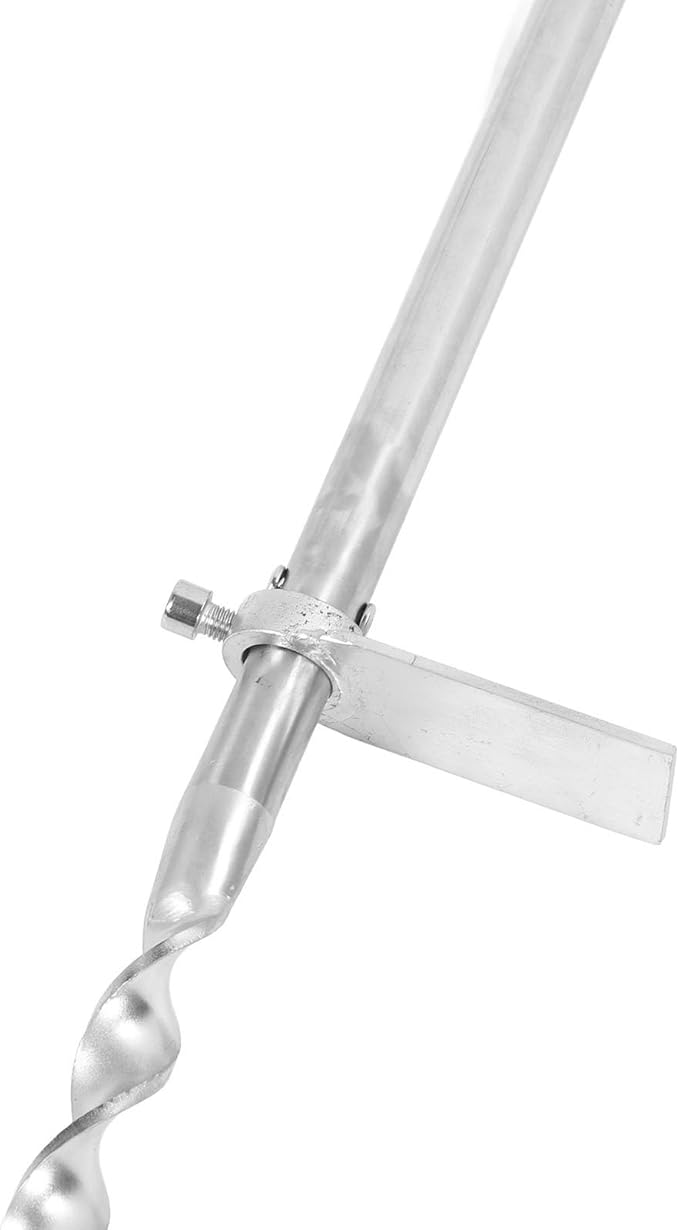 Stainless Steel T Handle Probe Rod with Reusable Sample Bags, Portable Soil Sampler, Soil Test Kits for Lawn Garden Farm Soil Sampling, Easy Setup Soil Core Sampling Kit