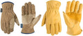 Wells Lamont Men's Cowhide Leather Work Gloves Bundle (2 pairs)