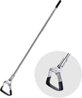 Garden Hoe 3-Height Adjustable - 55.9 Inch Long Handle Weeding Tool, Stainless Steel Heavy Duty Scuffle Hoe for Lawn,Yard & Vegetable Garden