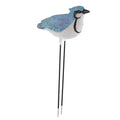 Watering Alarm Bird Plant Soil Tester, Hygrometer Sensor Gardening Tool, for Planter Water Remind Warining Alert(Battery Included)(Blue)