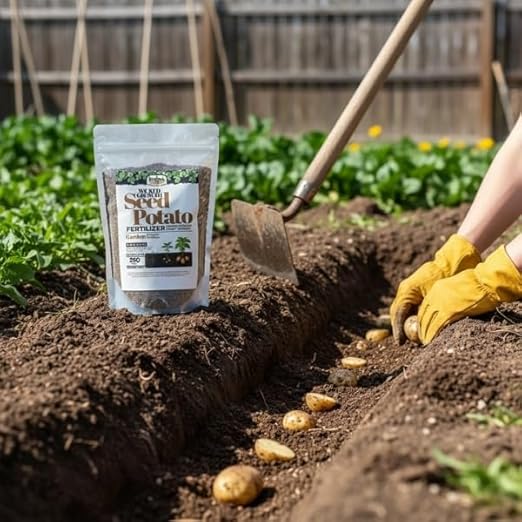 Old Cobblers Farm™ Wicked Growth Seed Potato Fertilizer-Strengthens Roots, Boosts Yields, and Supports Healthy Potato Growth with Eco-Friendly, Slow-Release Nutrients. (5/10/15/20 lbs) (20lbs)