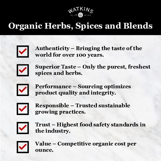 Watkins Organic Fennel Seeds, 1.8 oz, 1-Pack