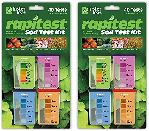 Luster Leaf 1601 Rapitest Test Kit for Soil pH, Nitrogen, Phosphorous and Potash, Twо Расk