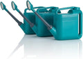 3-Pack 2 Gallon Watering Can, Garden Watering Can Outdoor, Large Plant Watering Can with Long Spout, Non-Slip Handle, Leak-Proof Plastic Watering Can