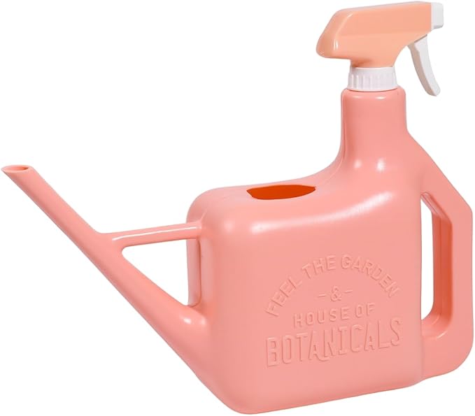 PETAL & FLOW Spray Sprinkler 2-in-1 Watering Can & Plant Mister Spray Bottle for Indoor & Outdoor Plants(Apricot Pink)