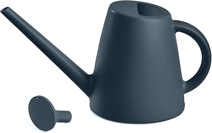 Plant Watering Can - Plastic Indoor and Outdoor - 1/2 Gallon - Grey