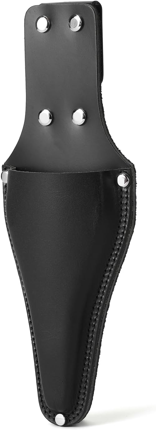 Garden Pruner Sheath,Pruner Tool Holster,Premium Genuine Leather Pruner Holster Protective Case for Garden Pruning Snips and Clippers