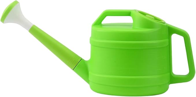 2 Gallon Watering Can, Watering Can for Outdoor Plants with Removable Long Spout, Large Plastic Watering Can for Indoor Outdoor Garden Flowers Plants (Green)