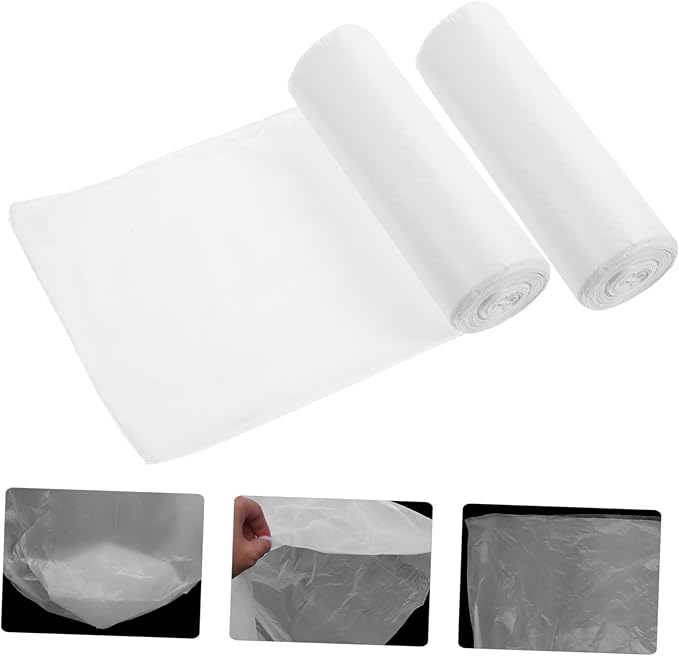 2 Rolls Biodegradable Compost Bags Large Thick Reusable Lawn Gardening Waste Bags for Organic Fertilizer and Cleanup
