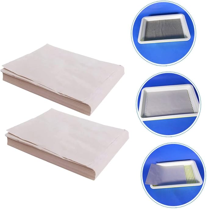 100 Sheets Germinating Nursery Paper for Vegetable Planting Moisture Retentive Plant Growing Paper for Seed Germination Trays in Farms