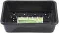Garland 1 x Standard Half-Size Seed Tray, Black, with Holes, 23x6x17 cm