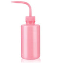 Valchoose Professional 250ml Tattoo Wash Bottle 8.5oz (Pink), Narrow Mouth Squeeze Bottle for Medical Lab Irrigation Squeeze Sprinkling Can Wash Plant Bottle (1Pack)