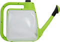 Foldable Transparent Plastic Watering Can 1.6Gal with Spray and Pour Nozzle for Indoor Outdoor Plants,Apple Green