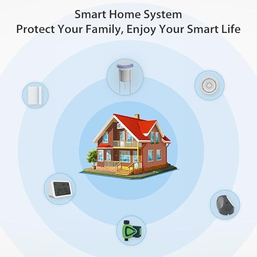 Smart WiFi Soil Moisture & Temperature Sensor - Hub-Free Soil Meters for Lawn, Garden, Greenhouse, Real-Time App Alerts IP65 Waterproof | Compatible with Smart Life/Tuya App | Gardening Gift