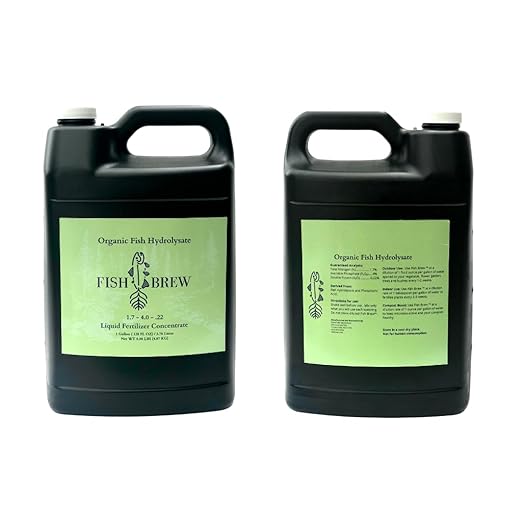 Organic Fish Hydrolysate Fertilizer, 2.0-3.0-0.24 NPK, Liquid Plant Food (1 Gallon)