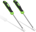 2 Pcs Hand Weeder Tool Stainless Steel Garden Weeding Tool,Hand Weeder Garden Weeding Removal Weed Puller Tool for Garden Lawn