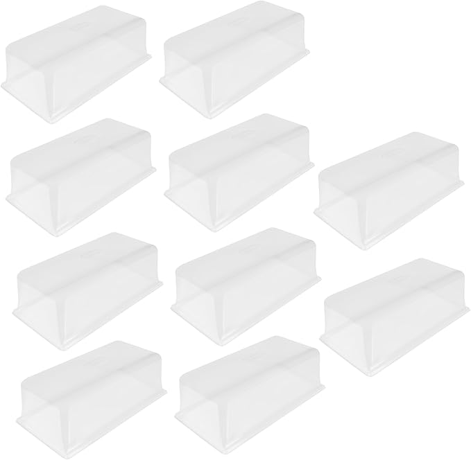 SUNPACK Sundome Plastic Humidity Dome, Clear, 7" (Pack of 10) - Ideal for Greenhouses or Indoor Growing, Maintains Humidity for Healthy Seedling Growth