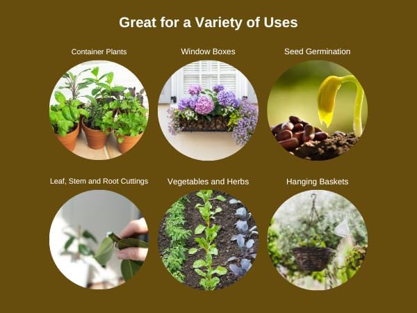 Fertilome Seed & Cutting Potting Mix, Potting Soil for All Plants, Cuttings, Seedlings and Seeds (8 QT)