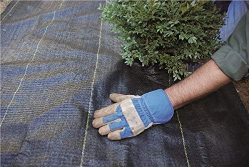 Dewitt 3-Pack Pro-5 Weed Barrier Fabric 5 oz, 6 x 250 Feet – Heavy-Duty Woven Landscape Ground Cover Mat for Raised Garden Bed, Greenhouse Gardening, Outdoor Landscaping, and Commercial Planting