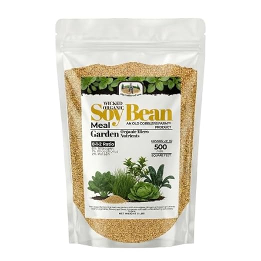 Old Cobblers Farm™ Wicked Organics Soy Bean Meal - Slow-Release Plant Nutrition for Strong Growth & Healthier Soil – (5 lbs | 10 lbs | 15 lbs | 20 lbs)(5lbs)