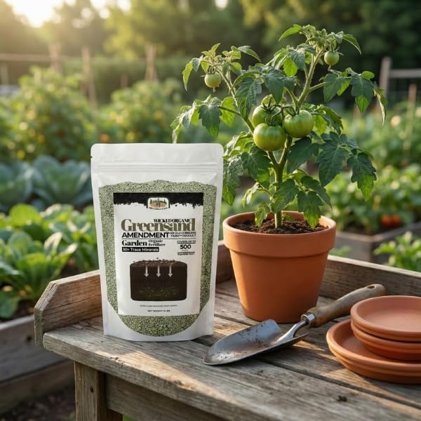 Old Cobblers Farm Greensand Fertilizer Soil - Lawns, Gardens, Trees, Shrubs, Container Plants - Organic, Sustainable Soil Improvement (5 lbs | 10 lbs | 15 lbs | 20 lbs) (5lbs)