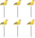 6X Soil Moisture Meter Watering Alarm Bird Plant Water Tester Hygrometer Sensor Gardening Tool Kit (Yellow)