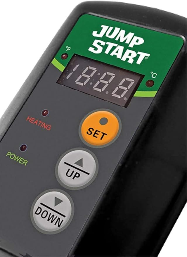 Jump Start MTPRTC Hydroponic Seedling Heat Mat Digital Thermostat Controller for Hydrofarm Heat Mats Used in Gardens, Terrariums, and Brewing, 2 Pack