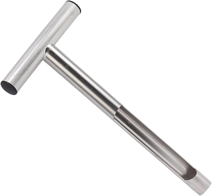 Soil Sampling Probe, 12/21in T Handle Soil Sampling Tool, Stainless Steel Soil Test Kit for Garden and Lawn Care (12 Inch)